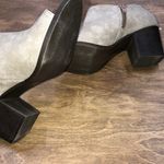 None Tan size 8 1/2 open ankle zippered booties Photo 6