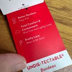 Spanx Undie-Tectable Bandeau Bra XS Pink Lace Strapless NWT Photo 4