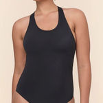 Andie The Tulum One Piece Black Women's Size Large Blue Photo 0