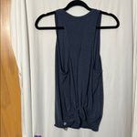 Gap  Fit Breathe Dark Blue Tie Back Tank Top Size Small Photo 4