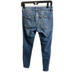 DL1961 Jeans Womens 26 Blue Cropped Frayed Raw Hem MidRise Skinny Legging Photo 2