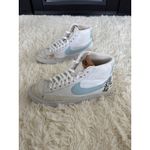 Nike Blazer Mid 77 SE Indigo White Blue Botanical Cork High Top Sneakers 6.5 Photo 3