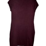 Apt. 9  Women's Bodycon Sweater Dress Large Burgundy Short Sleeve Pullover… Photo 2