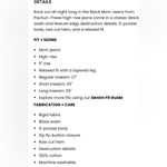 PacSun  Black Mom denim jeans  Distressed details raw hem size 27 inseam 26 in Photo 4