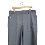 J.Crew Sydney Black Cropped Wide Leg Pants Bi Photo 2