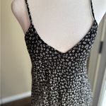 GapBlack Floral Spaghetti Strap Dress with slit Photo 1