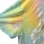 Lucky Charms Pastel Rainbow Tie Dye Graphic Tee Cotton Blend Unisex Oversized S Yellow Photo 3