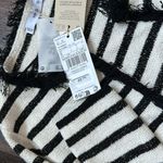 Mango  Stripped Fringe Jacket Photo 2