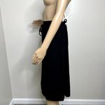 Fourteenth Place  Black Drawstring Knee Length Skirt Photo 1