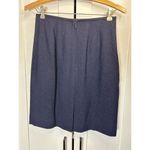 Tahari VINTAGE  Classics Blue Knee Length Straight Pencil Skirt Petite‎ Size 2 Photo 6