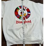 Vintage Disney Designs Mickey Mouse Disneyland Sweatshirt Size XL Made in USA White Photo 5