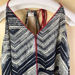 Anthropologie Akemi + Kin Riviera Halter Midi Dress Medium Aztec Print Boho Photo 3