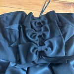 Phoebe Couture  Black strapless mini dress with three black bows Y2K vintage 6 Photo 3
