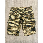 Nori Bermuda Tactical Shorts Womens Juniors Size 3 Brown Black Camo Stretch Photo 7