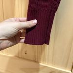 Pistola NWT - REVOLVE  - Camille V-Neck Shoulder Pad Sweater in MERLOT red - M Photo 9