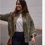 ZARA Corduroy Overshirt in Green 8372 224 505 Size Small Shacket Photo 1