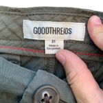 GOODTHREADS women's size 31 military green shorts Photo 2