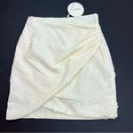 Storia  Pure Daisy‎ Floral Applique Mini Skirt Cream Womens Size XS Preppy NEW Photo 0