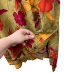 R & K Vintage Originals Women’s 14 Green Floral Print Maxi Boho Cottage Dress Photo 4