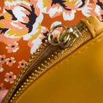 Rachel Pally  Reversible Orange & Yellow Floral Clutch Handbag Foldover Purse Photo 8