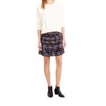 J.Crew  Pleated Lattice Skirt In Hidden Floral- Size 4 Photo 0