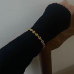 Gold Chain Bracelet Gold Bracelet Thick Chain Bracelet Photo 0