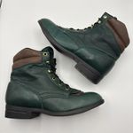 Laredo  Performair Boots Women's 8 Green Leather‎ Fringe USA Made VTG 90s w/box Photo 7