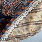 Vintage Cranston Print Works Cottagecore Midi Dress Size 11 Small Paisley USA Photo 3