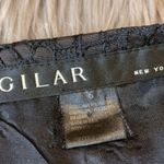 Gilar vintage guipure lace lined pencil skirt back zip eyelash hem black 6 Photo 4