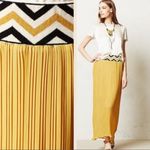 Lucy & Laurel  patula micro pleated‎ maxi skirt size M Photo 1