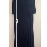 La Femme  Long Sleeve Faux Wrap Gown size 14 Photo 7