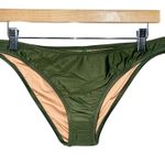 J.Crew NWT Heritage 1989 High-Leg Bikini Bottom BP209 Cool Cypress Green Size L Photo 5
