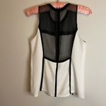 ALC Frank A.L.C. Black and White color block silk blend sleeveless tank size small Photo 1