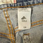 Levi's  505 Straight Leg Jeans Mid-Rise Stretch Light Washed Denim Women 12M Photo 7