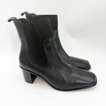 Patina Vero Boot 10.5 Portland Leather Goods Square Chelsea Heel Handmade Mexico Black Photo 0