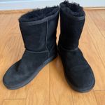 Koolaburra by UGG Black Suede‎ Sheepskin Lined Winter Boots Women's US 6 Photo 0