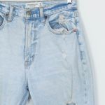 Abercrombie & Fitch  The Ankle Straight Ultra High Rise Curve Love Destroy Jeans Photo 1