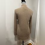 Appleseeds Sz: M Wool Blend Tan Mock Neck Tunic Long Sleeve Sweater Top. Size M Photo 3