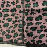 English Rose New Leopard Faux Leather Step Hem Mini Skirt Trixie Pink Black Photo 8