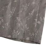 Vince new β Floral Embroidered Shimmery Silk Duponi Pant Pants β Gunmetal β Sml Photo 11