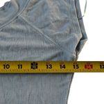 BDG  Blue Ribbed V-Neck T-Shirt Women's Size XL | 3-22 Photo 5