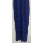 Tadashi Shoji  Dress Sz 12 Blue Floor Length Mother of Bride/Groom Bridesmaid EUC Photo 11