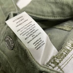 Talbots Outlet | Olive Green Capri Pants Straight Leg Crop Denim Womens 12P Photo 5