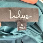 Lulus  Emerald Green Mermaid Maxi Dress Womens S Sleeveless Formal Bridesmaid Photo 8