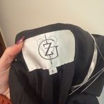 Zoey Grey New  Black Sleeveless Plunge Neck Gown Size 6 Photo 9