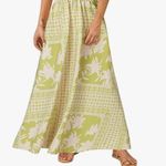 NWT LYANER Women's Floral Boho Deep V Neck Batwing Short Sleeve DRESS White Photo 4