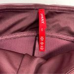 Spanx NWT Faux Patent Leather Shiny Leggings Ruby Burgundy Size XS PETITE Photo 8