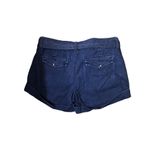 American Eagle denim cotton belted cuffed shorts with side pockets size 2 Photo 2