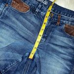 Madewell  denim cut off w/ faux leather pockets sz 26 Photo 3