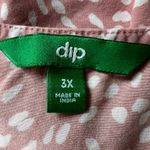 Dip Womens Top 3X Ruffle Hem Lightweight Relaxed Fairy Cottagecore Feminine Pink Photo 1